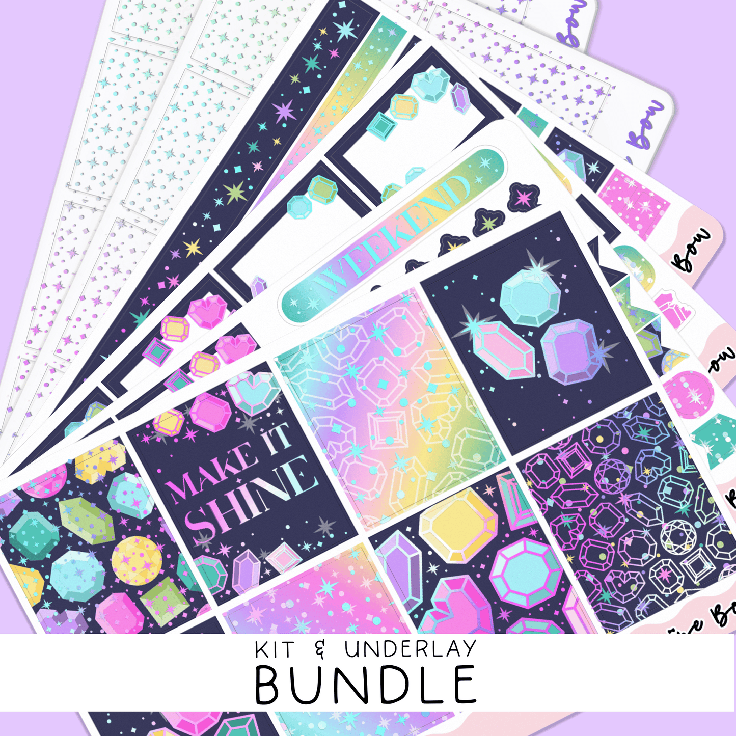 Bejewelled  | Standard Vertical Kit + Foil Underlay Bundle