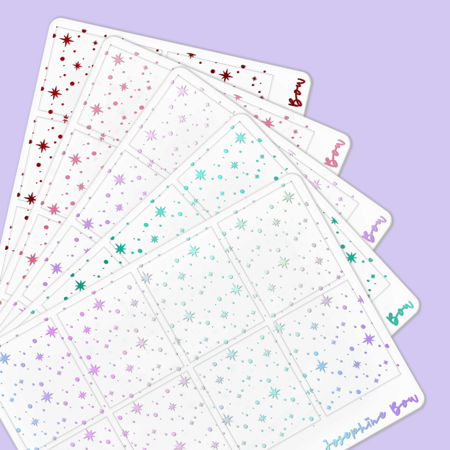 Sugar Plum Parade Foil Underlays | Starry Sprinkles