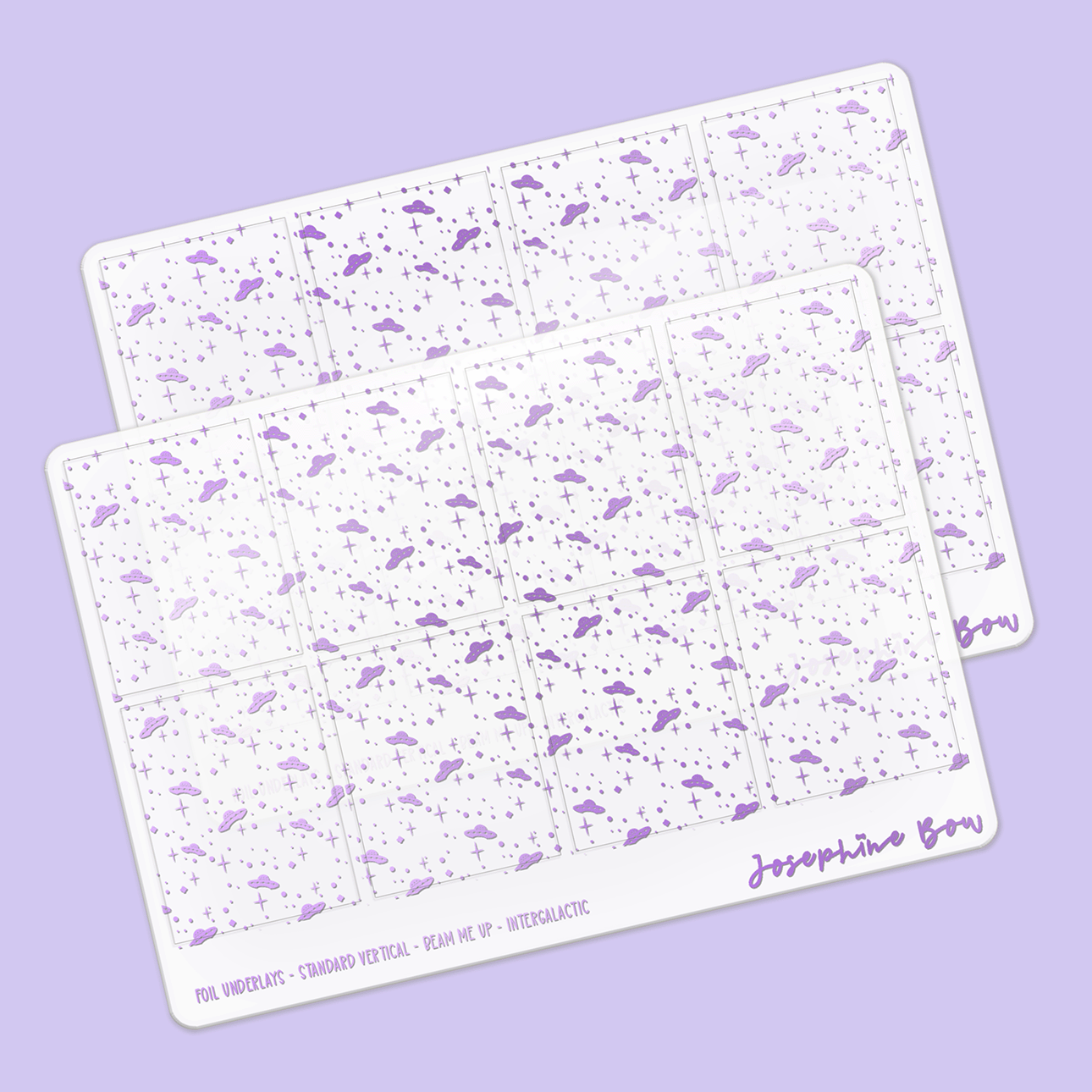 Beam Me Up Foil Underlays | Intergalactic UFO's