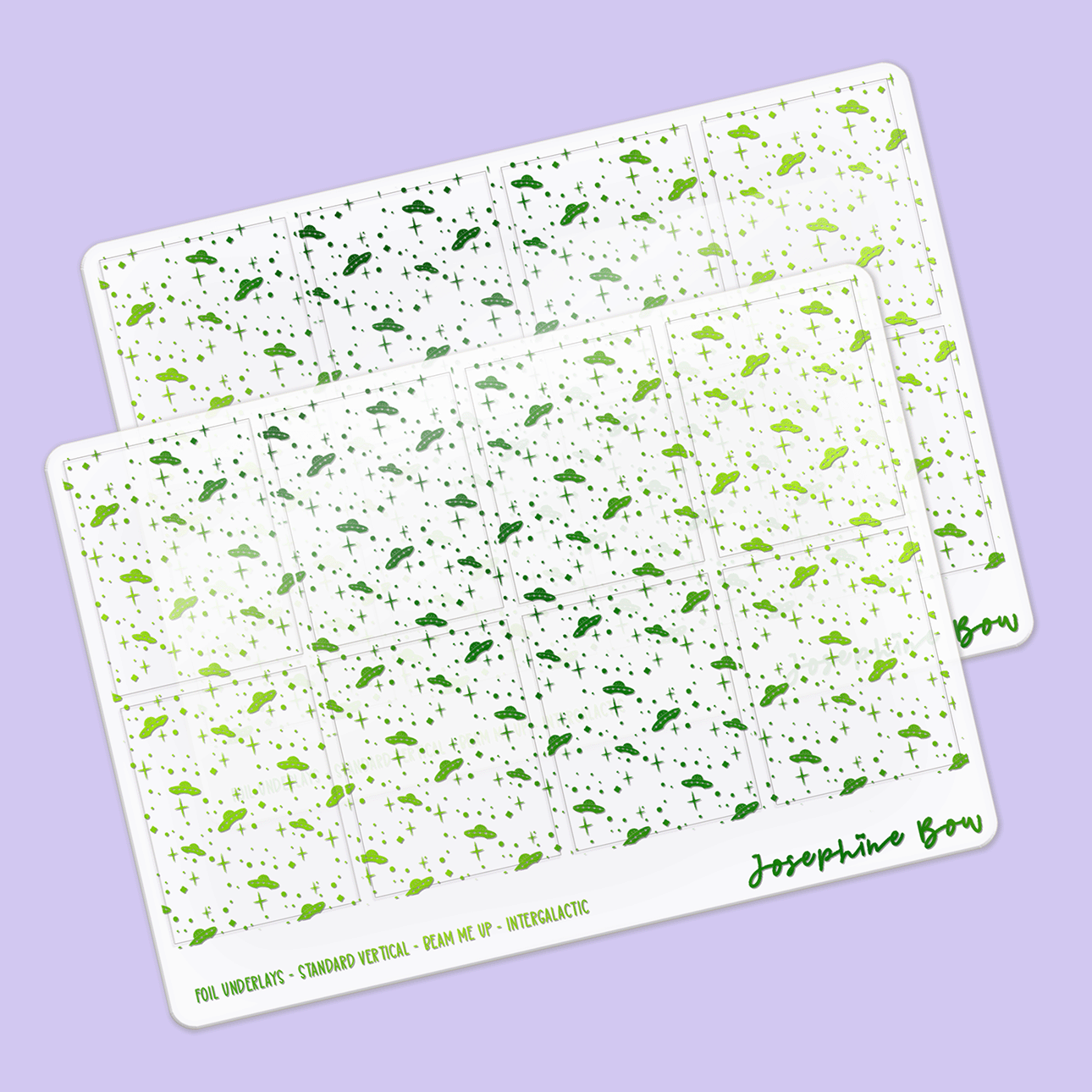 Beam Me Up Foil Underlays | Intergalactic UFO's