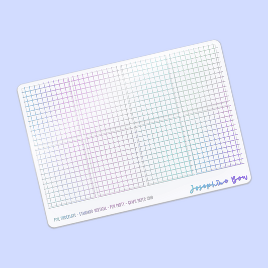 Pen Party Foil Underlays | Plaid