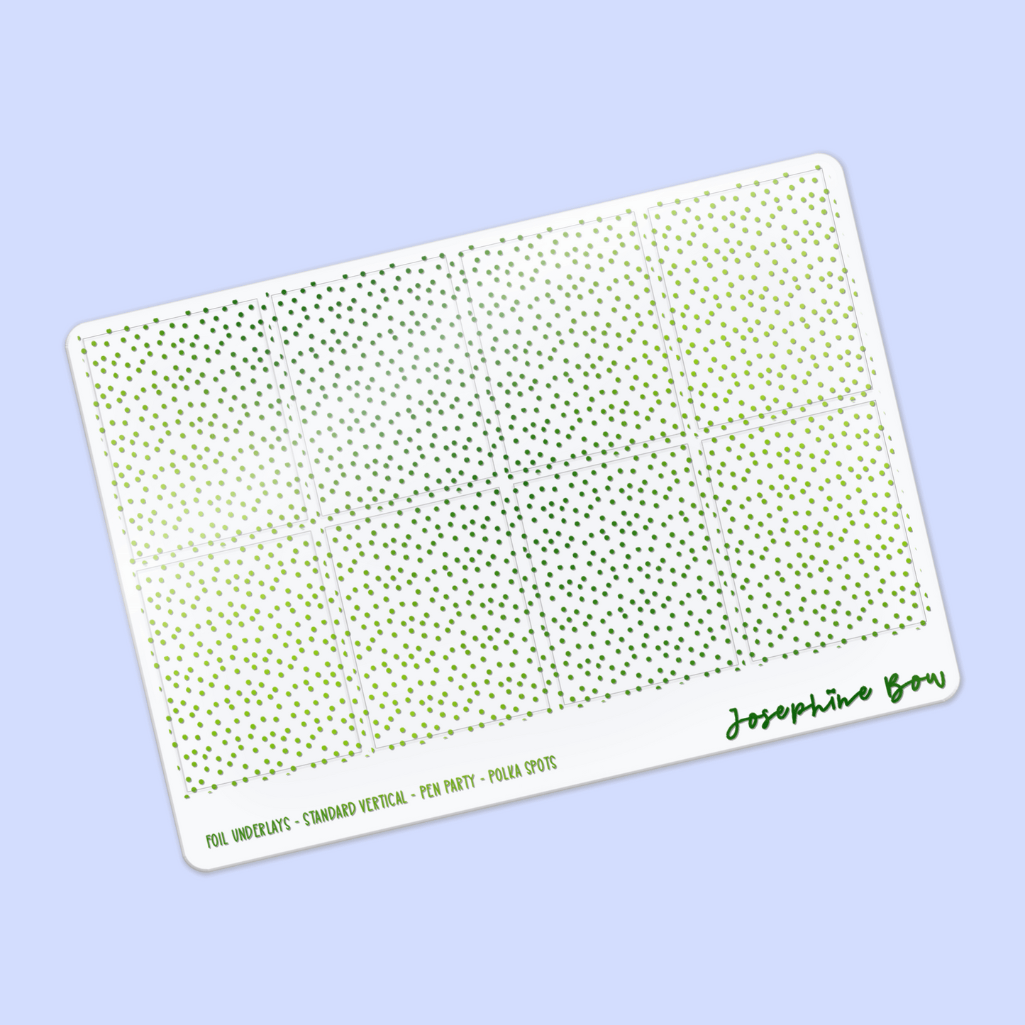 Pen Party Foil Underlays | Polka Dot
