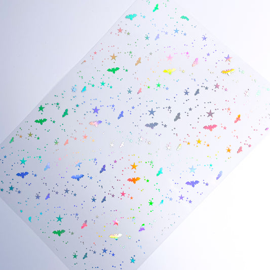 Boo | Bat Scatter Foiled Acetate
