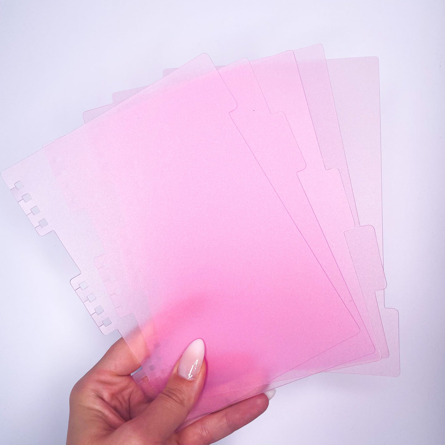 Pink Reusable Album Dividers