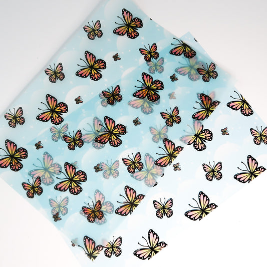 Flutterby | Vellum and Acetate