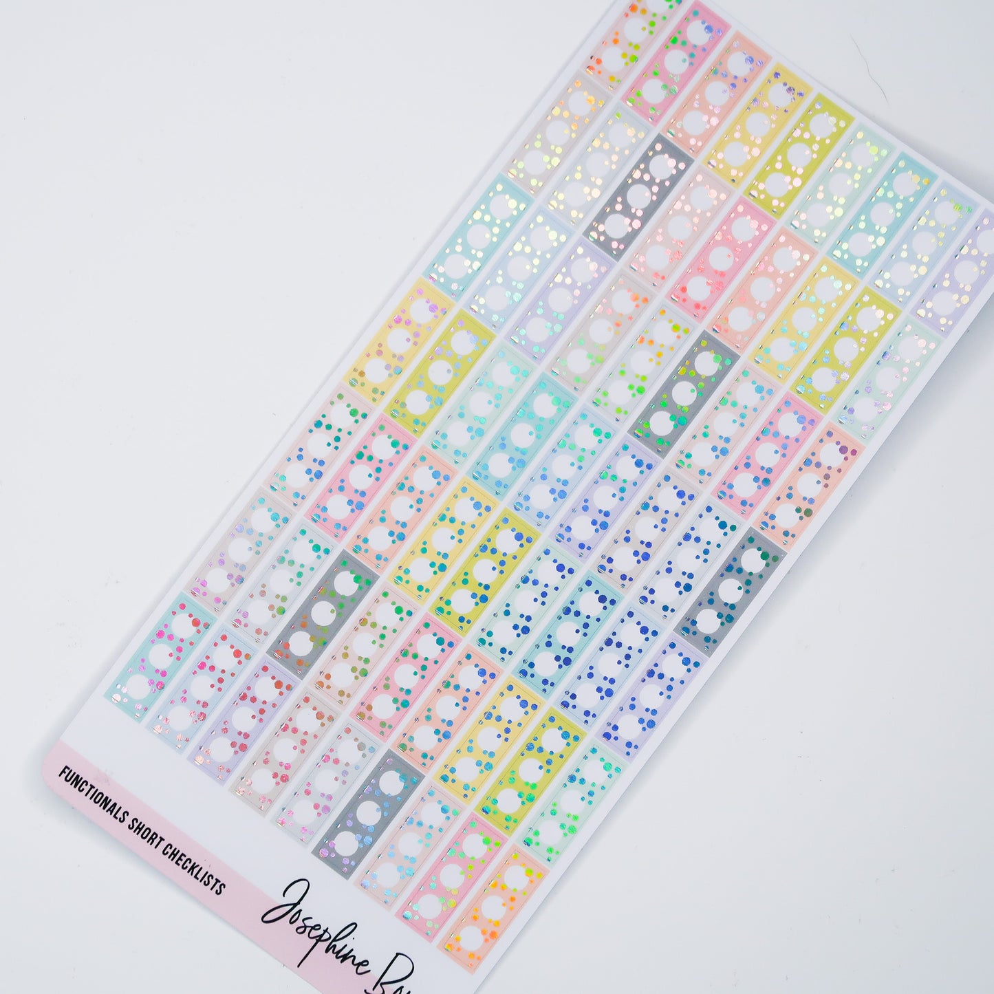 Foiled Short Checklists | Pastel