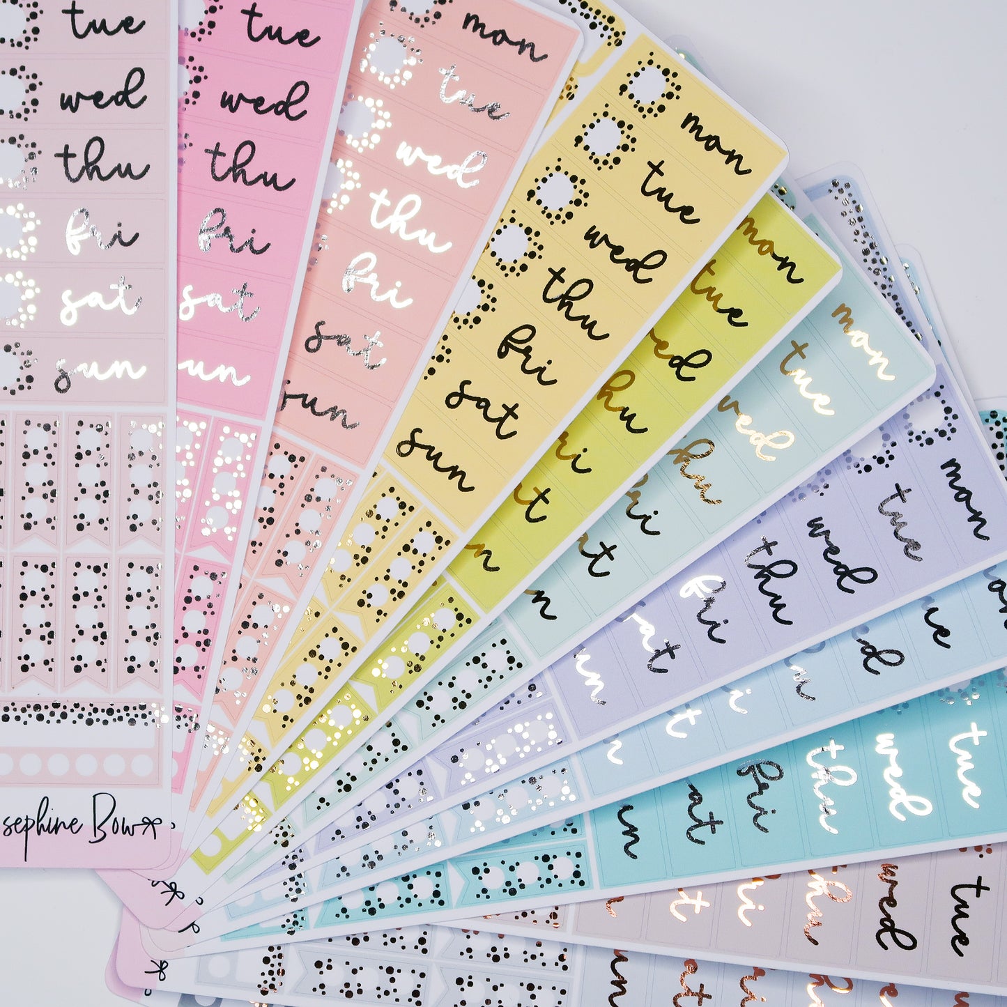 Foiled Mini Kit Bundle | 12 Pastel Colours