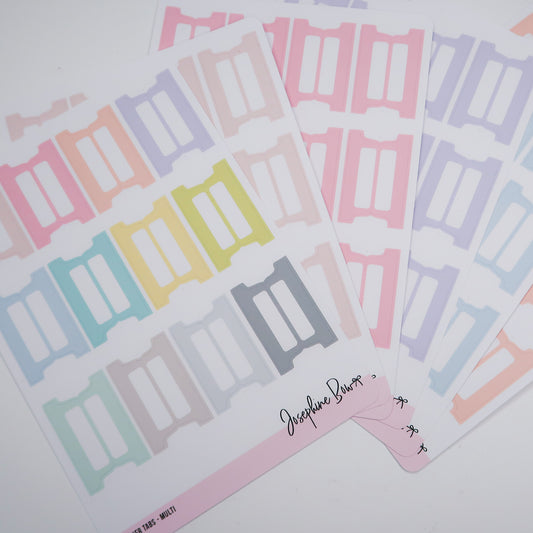Monthly Tabs - Blank