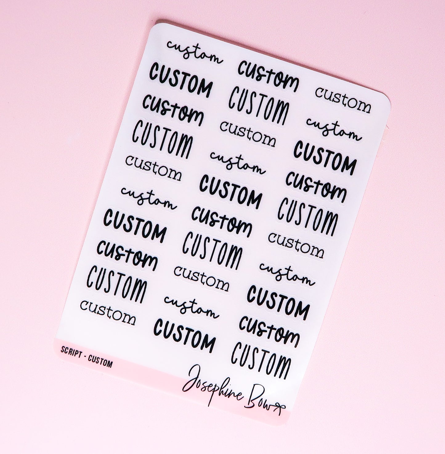 Transparent Script | Custom Script