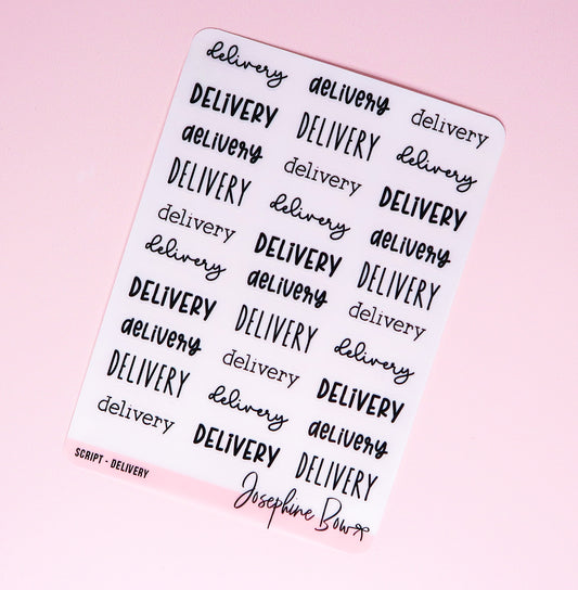 Transparent Script | Delivery