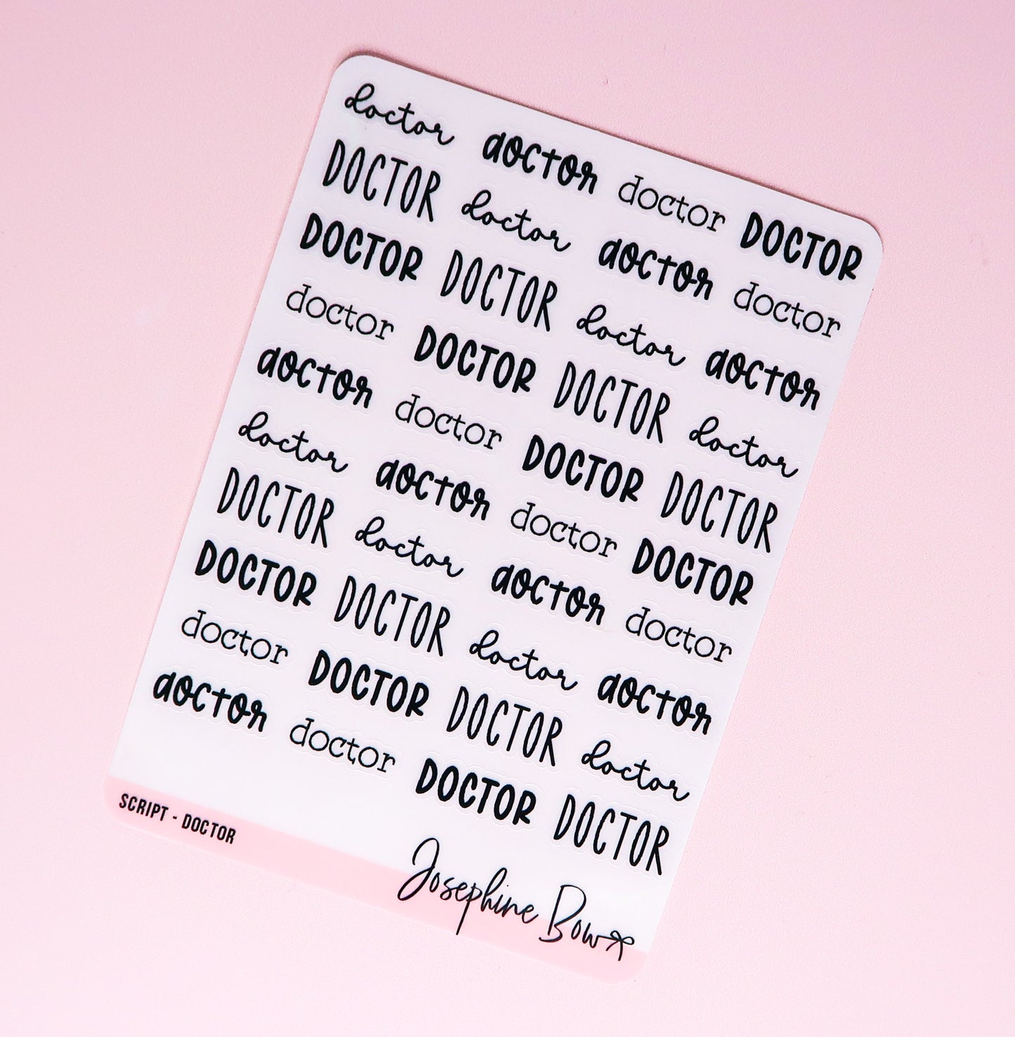Transparent Script | Doctor
