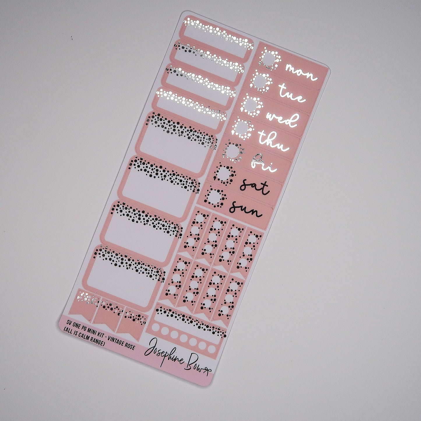 All Is Calm | One Page Functional Kit