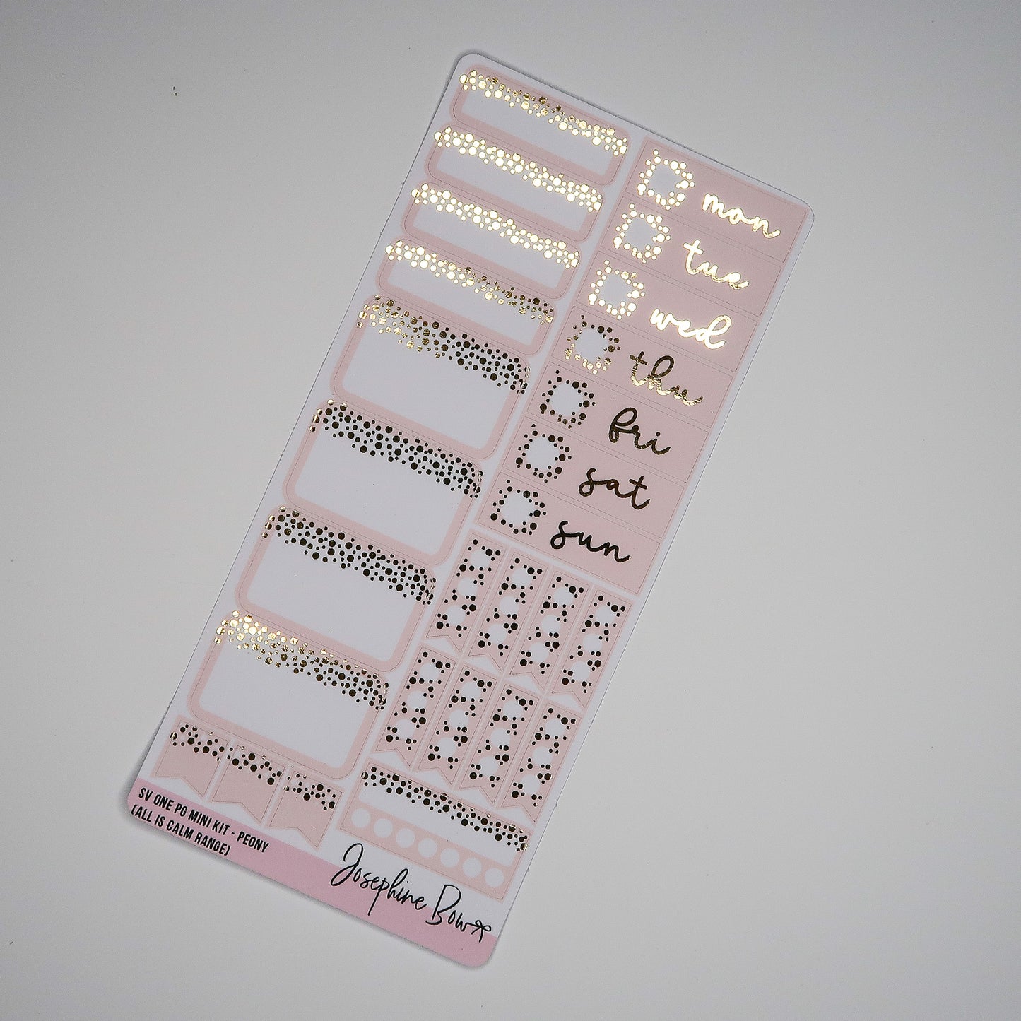 All Is Calm | One Page Functional Kit