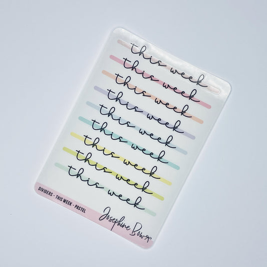 This Week Divider | Pastel