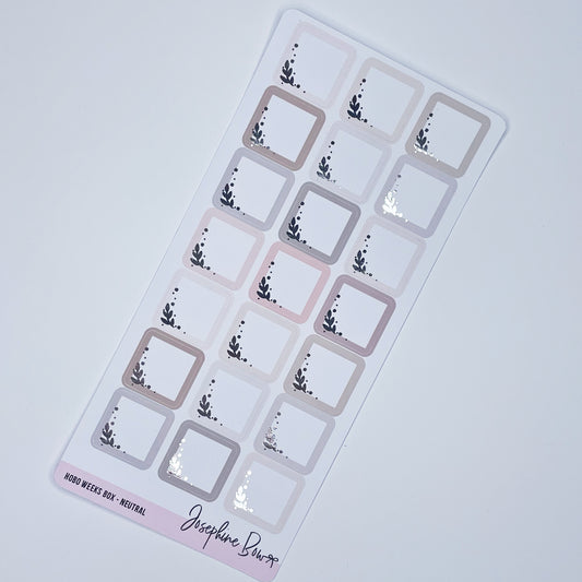 Foiled Hobo Weeks Boxes | Neutral
