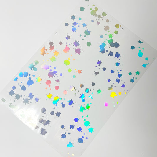 Ghoul Goals | Paint Splash Foiled Acetate