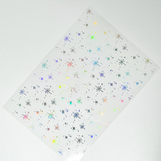 Jolly Holly | Retro Star Foiled Acetate