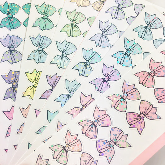 Bow Foiled Vinyl | Planner Tabs