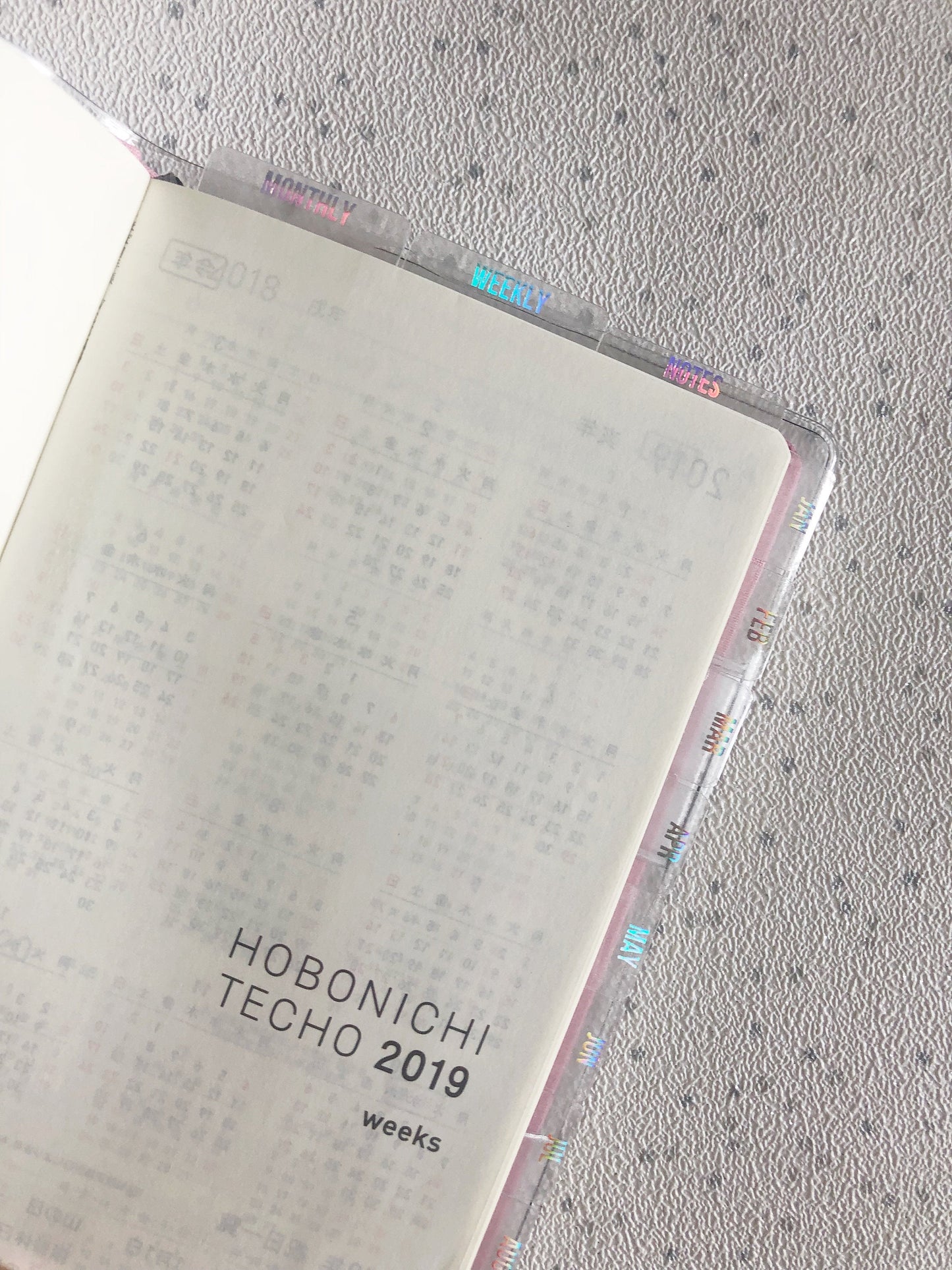 Hobonichi Weeks/PP Weeks Foiled Top Edge Tabs (10 foil colours)