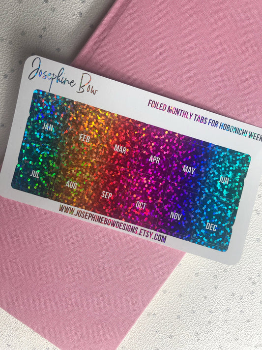 Hobonichi Weeks Rainbow Foiled Tabs