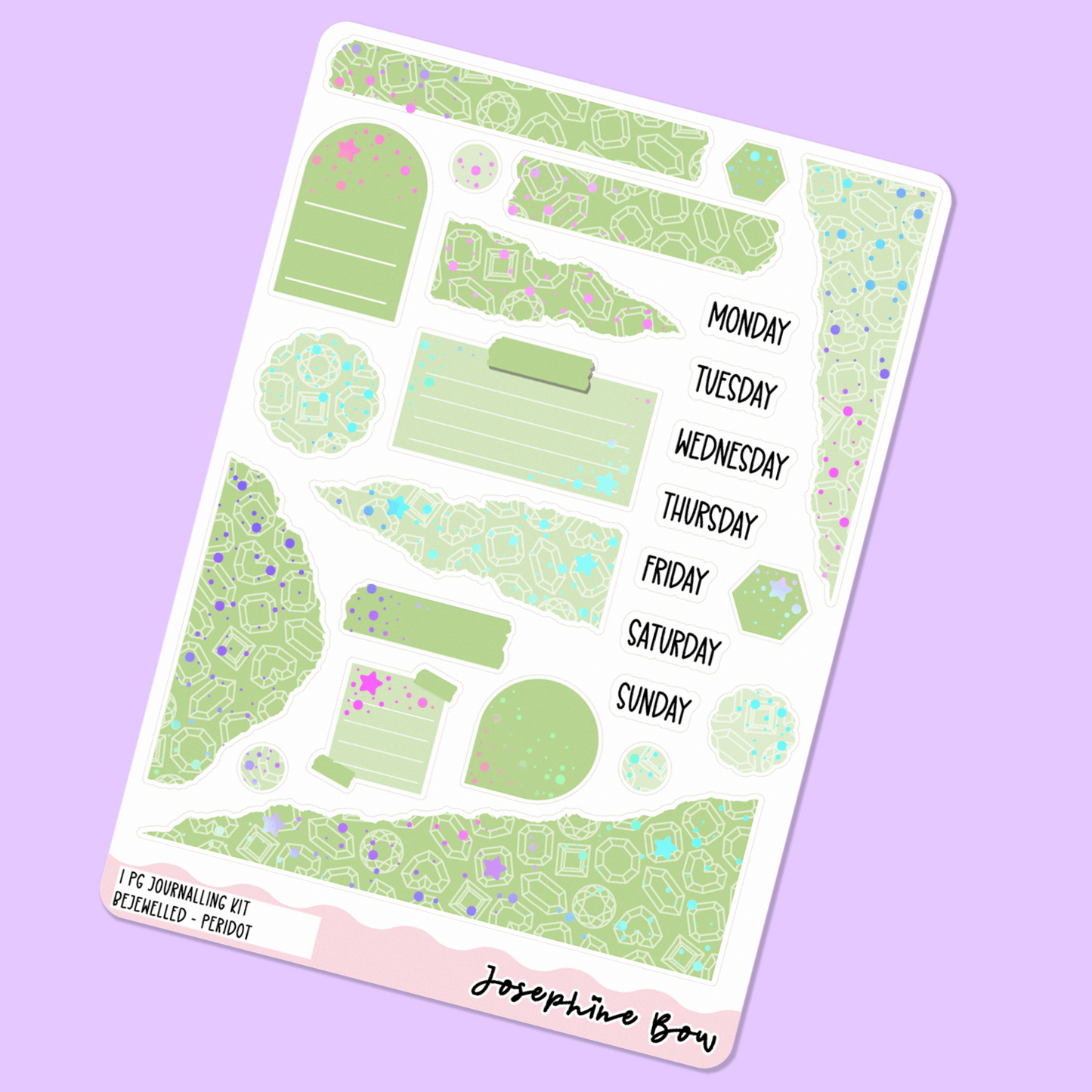 Bejewelled | One Page Functional Journalling Kit