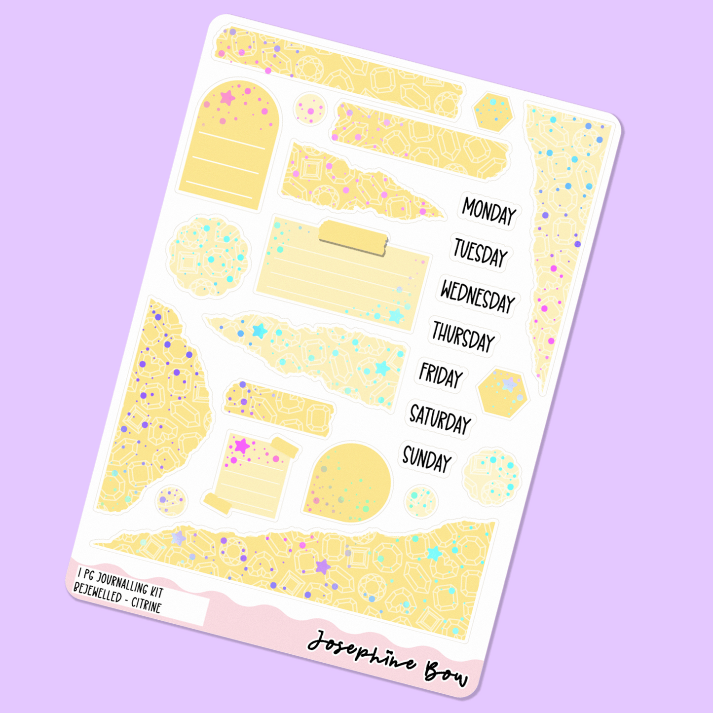 Bejewelled | One Page Functional Journalling Kit