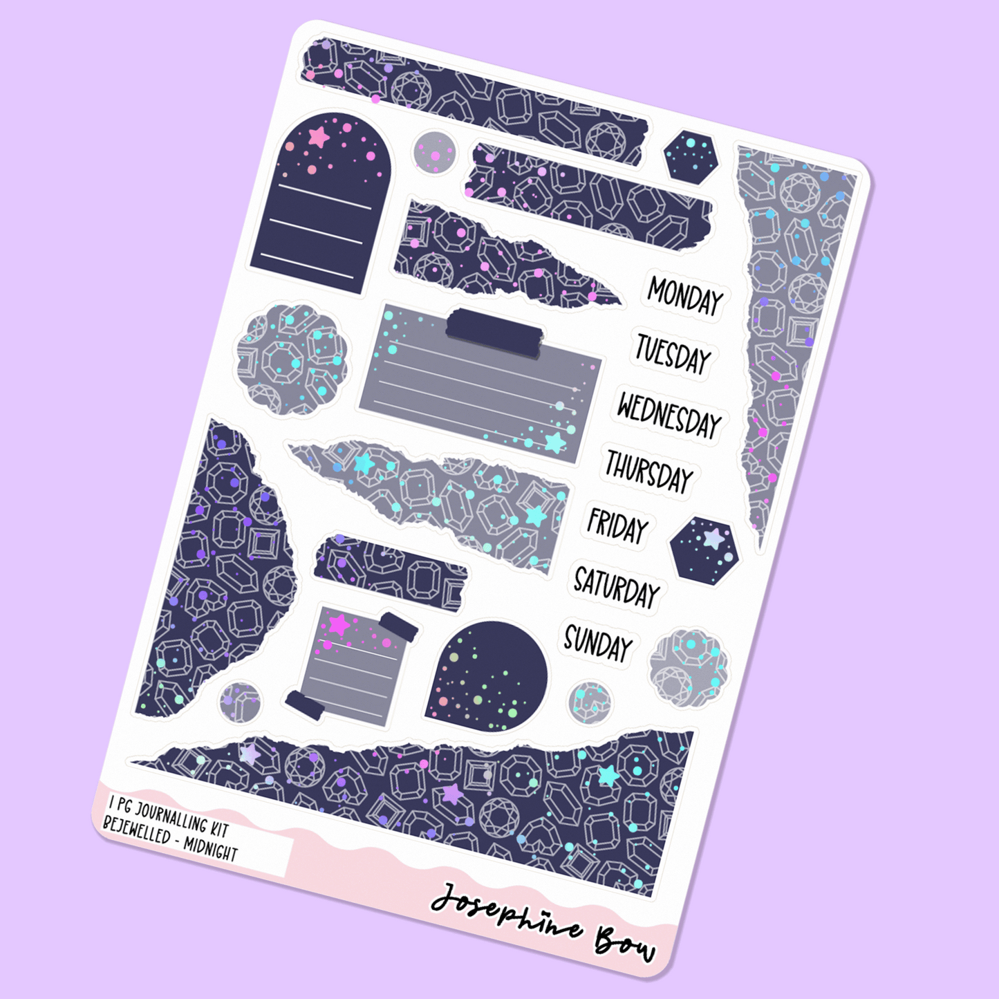 Bejewelled | One Page Functional Journalling Kit