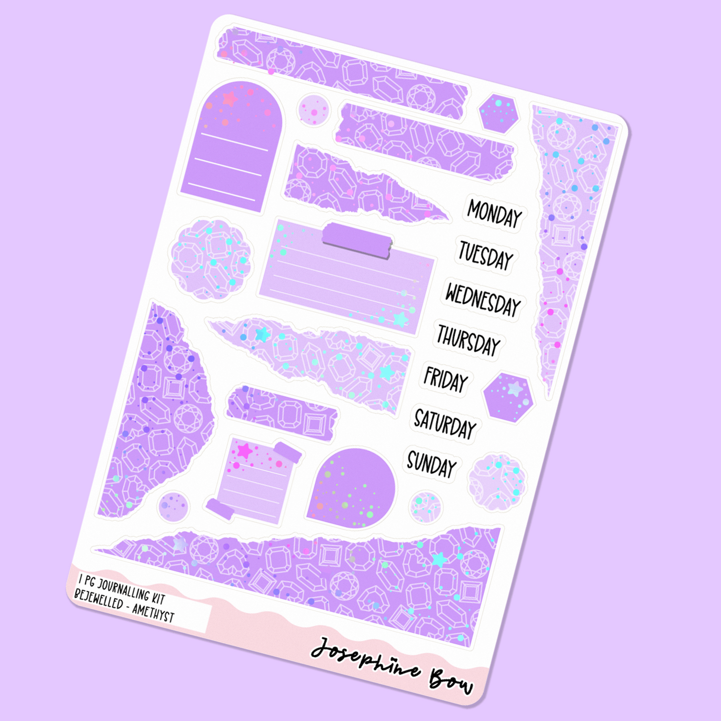 Bejewelled | One Page Functional Journalling Kit