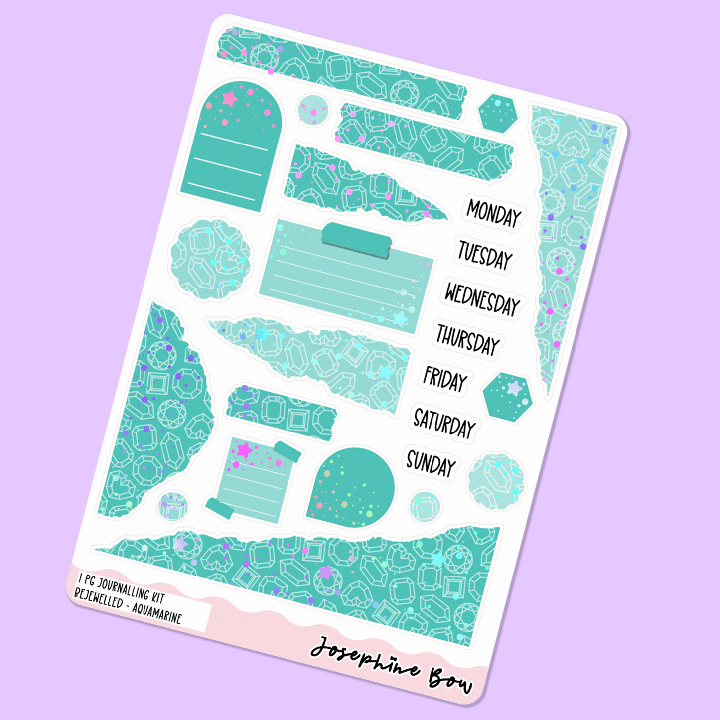 Bejewelled | One Page Functional Journalling Kit