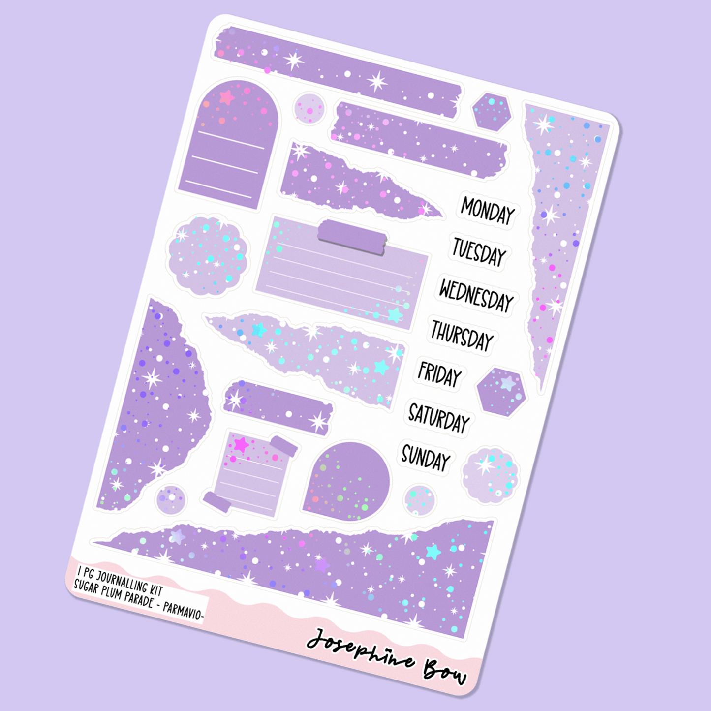 Sugar Plum Parade | One Page Functional Journalling Kit