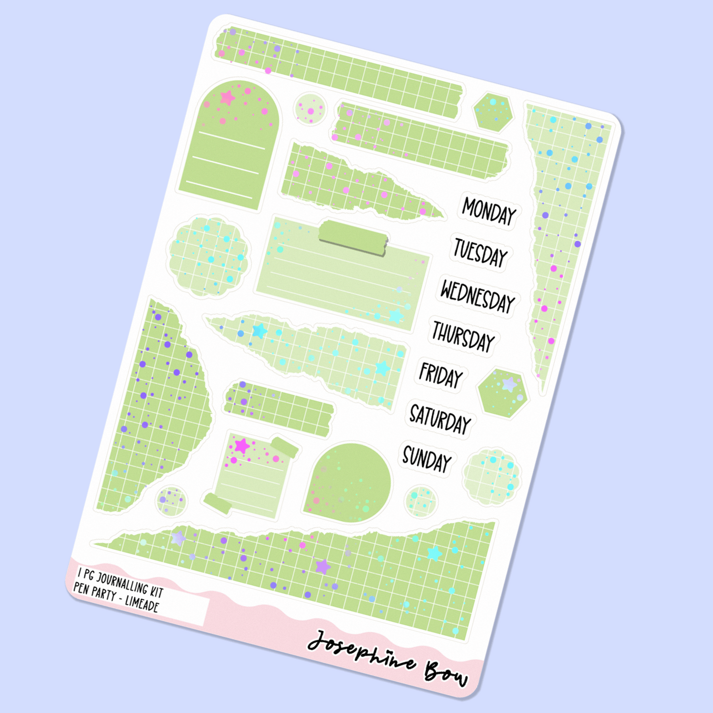 Pen Party | One Page Functional Journalling Kit