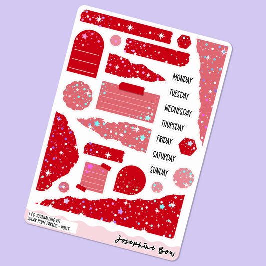 Sugar Plum Parade | One Page Functional Journalling Kit