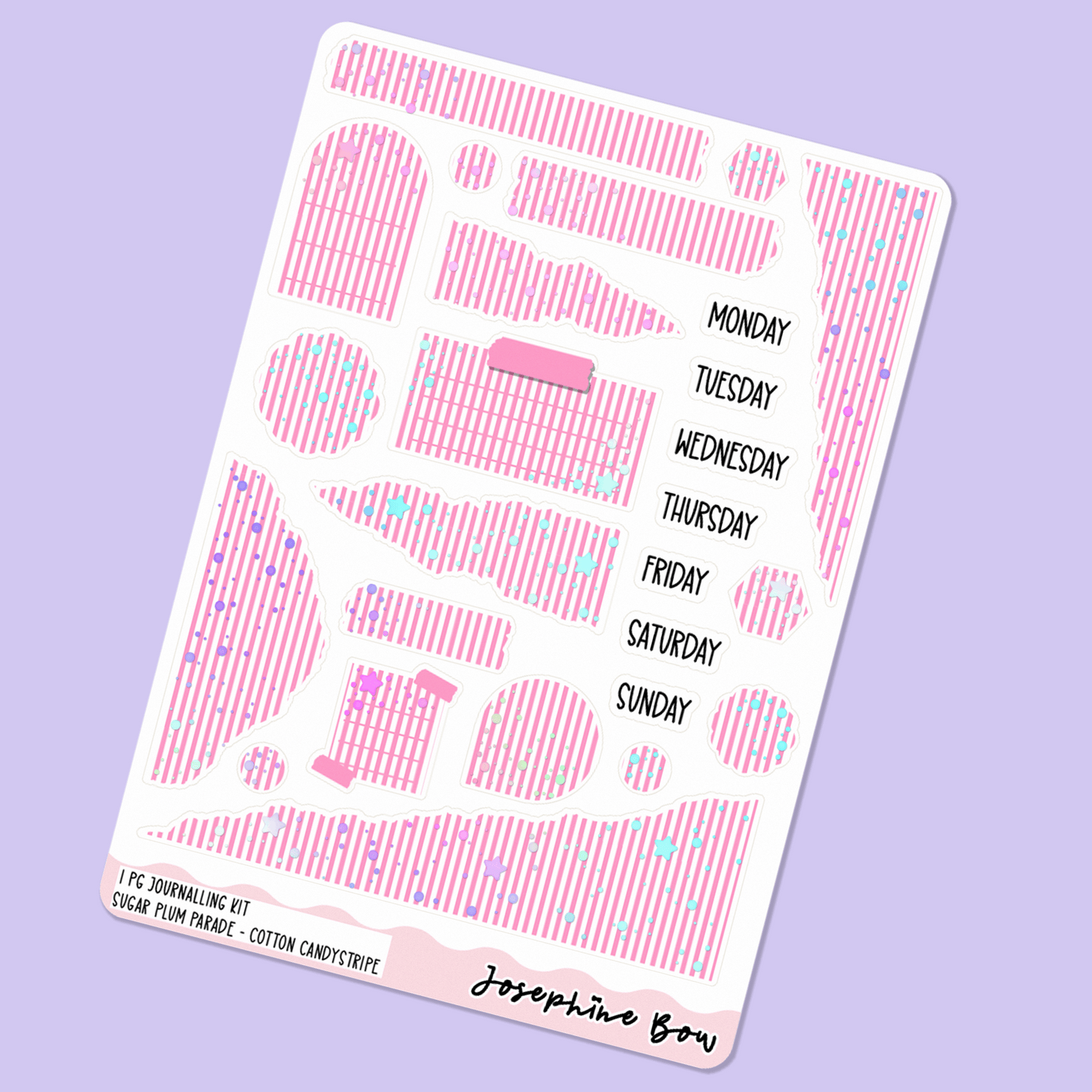 Sugar Plum Parade | One Page Functional Journalling Kit