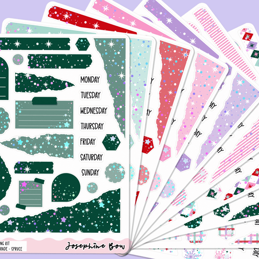 Sugar Plum Parade | One Page Functional Journalling Kit