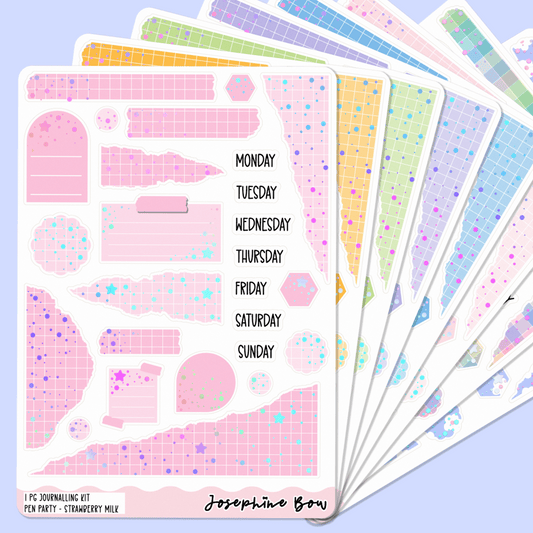 Pen Party | One Page Functional Journalling Kit