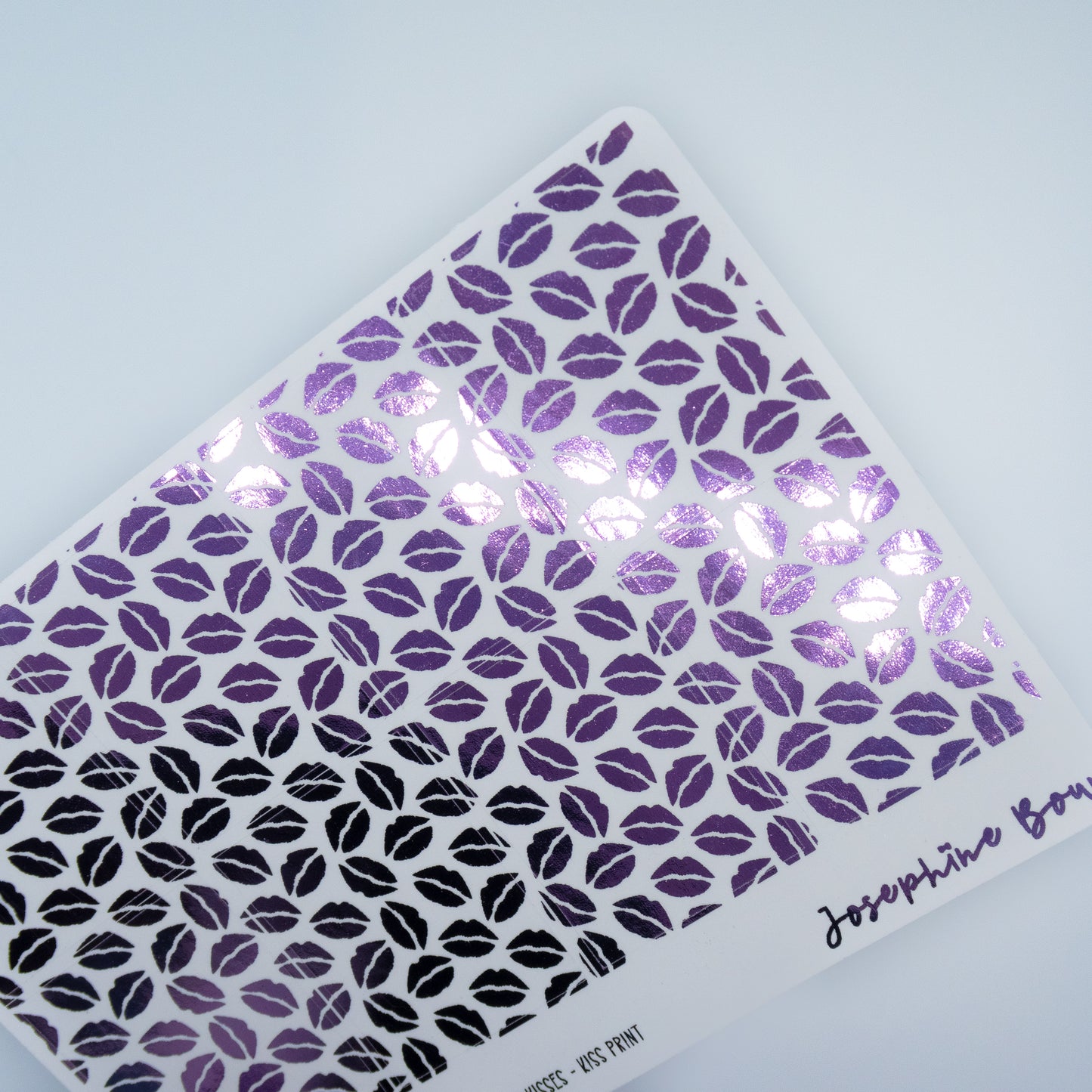 Lipstick Kisses Foil Underlays | Lips Print