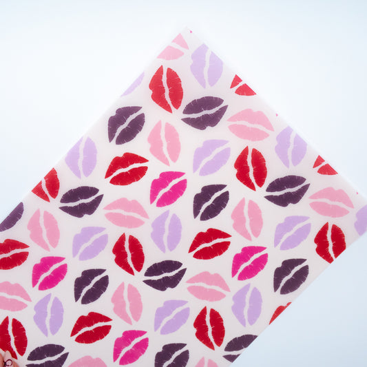 Lipstick Kisses | Kisses Print Vellum & Acetate