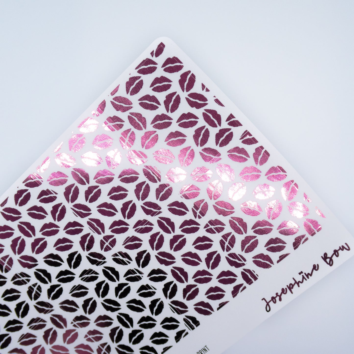 Lipstick Kisses Foil Underlays | Lips Print