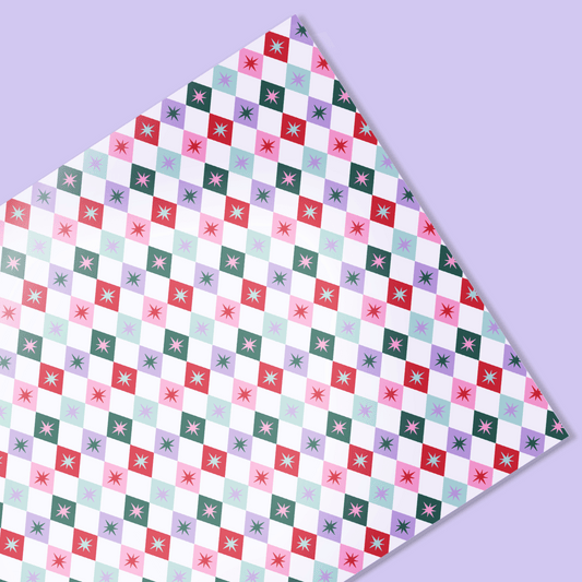 Sugar Plum Parade | Holiday Harlequin Vellum & Acetate
