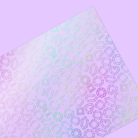 Bejewelled | Gemstone Foiled Acetate