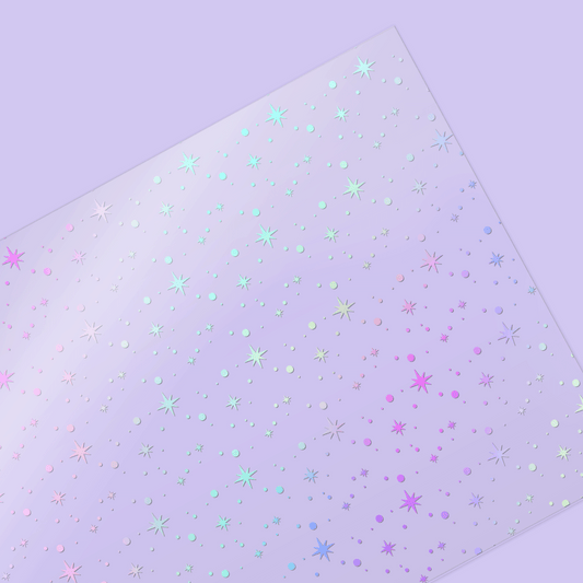 Sugar Plum Parade | Starry Sprinkle Foiled Acetate