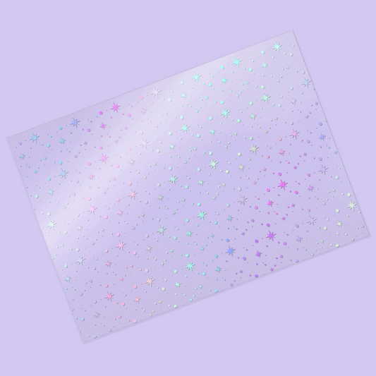 Sugar Plum Parade | Starry Sprinkle Foiled Acetate