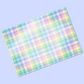 Pen Party | Pastel Plaid Vellum & Acetate
