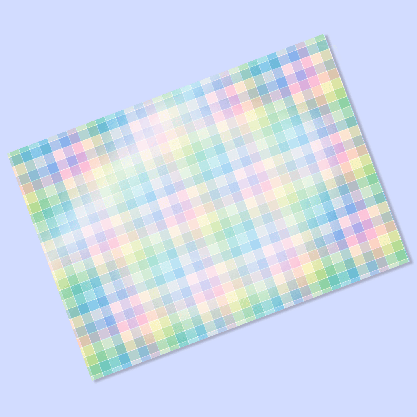 Pen Party | Pastel Plaid Vellum & Acetate
