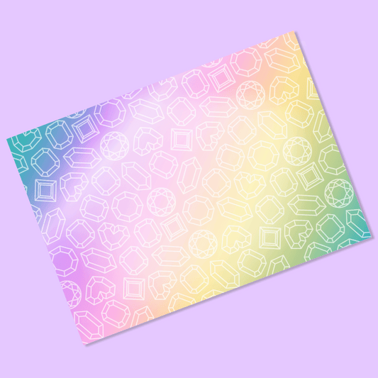 Bejewelled | Gemstone Rainbow Vellum & Acetate