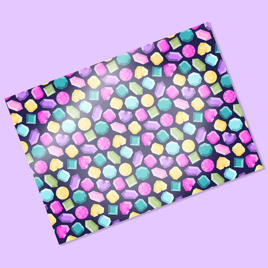 Bejewelled | Gemstone Midnight Vellum & Acetate