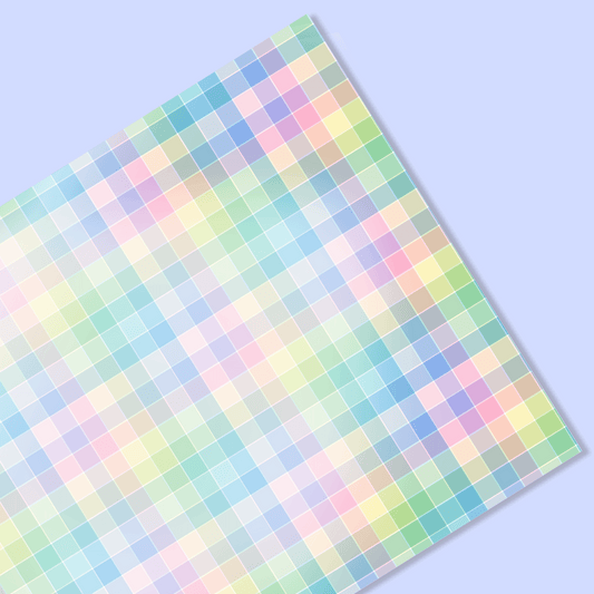 Pen Party | Pastel Plaid Vellum & Acetate