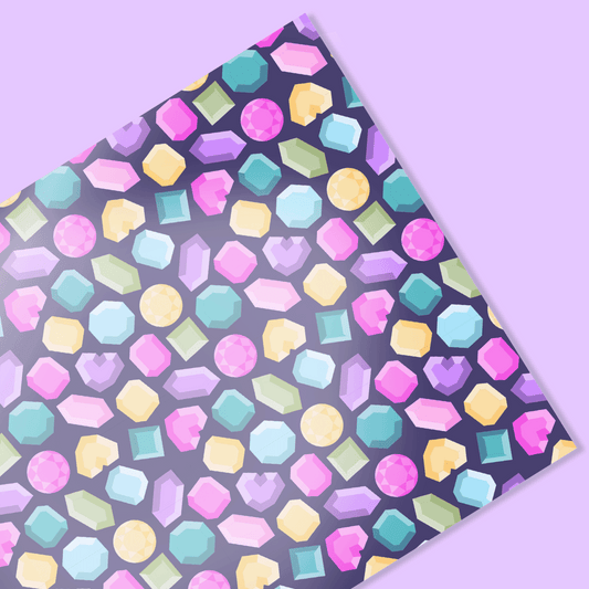 Bejewelled | Gemstone Midnight Vellum & Acetate