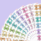 Bow Tabs | Ombre 2026 Palette - Pastel