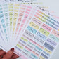 Hobonichi Cousin Foiled Year At A Glance 2024 - Pastel